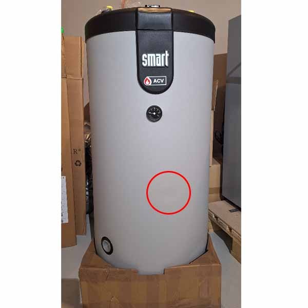 ACV SLE 160 Bi-Energie-Warmwasserbereite r  161 L / 62 L, T: 565 mm, H: 1160 mm