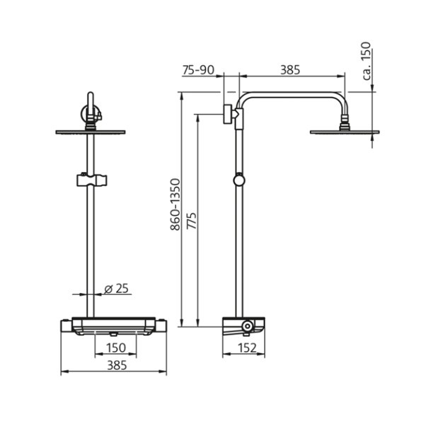 AquaTray RS 200 Thermostat mit Ablage