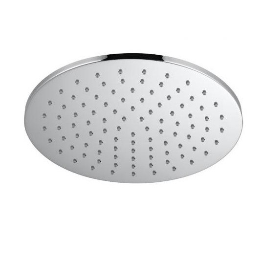 Regenbrause Messing, chrom Version rund, Antikalk-Noppen