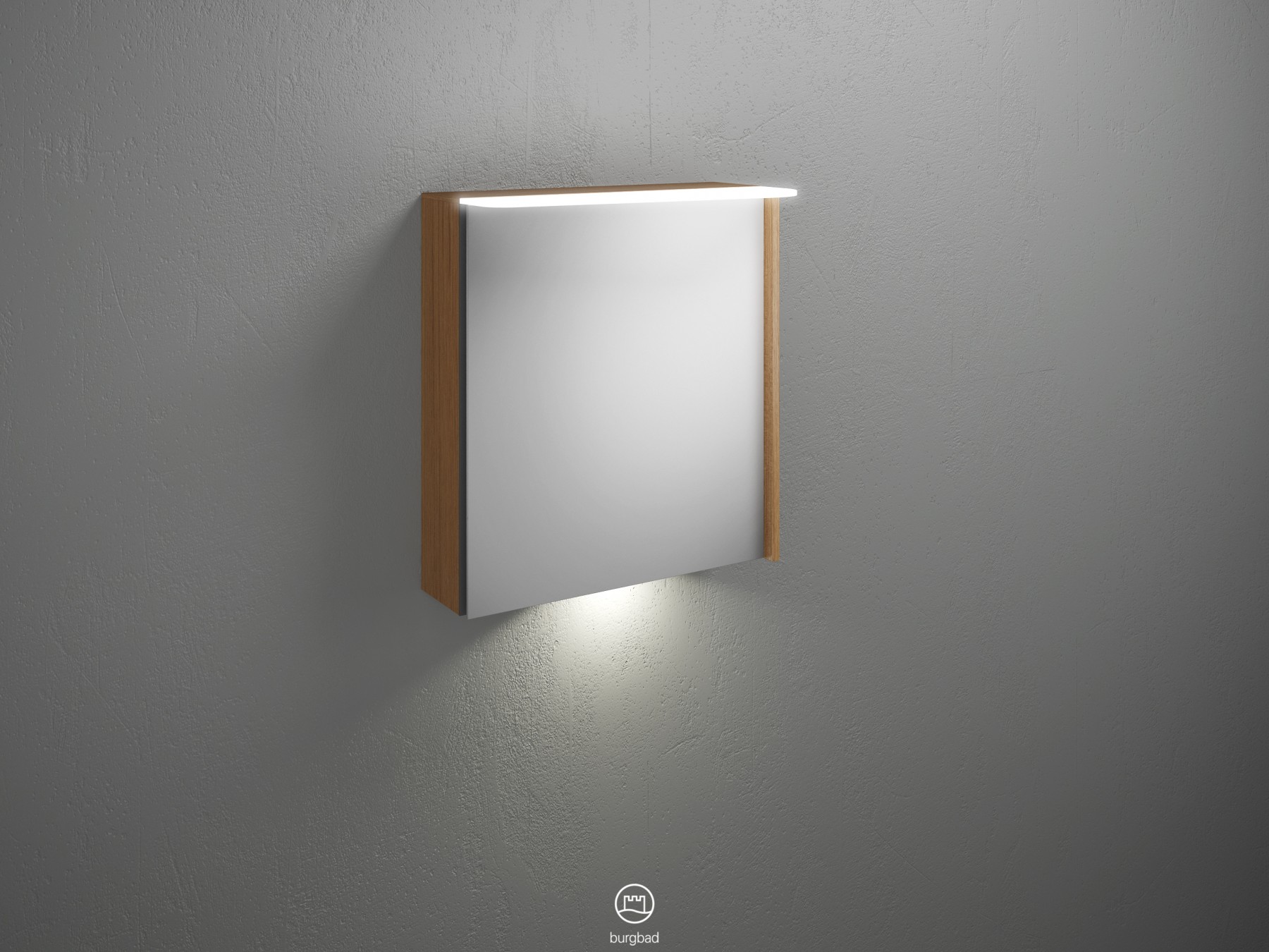 Burgbad Badu Spiegelschrank inkl. LED-Waschtischbeleuchtung, 5 W (SFUA060)