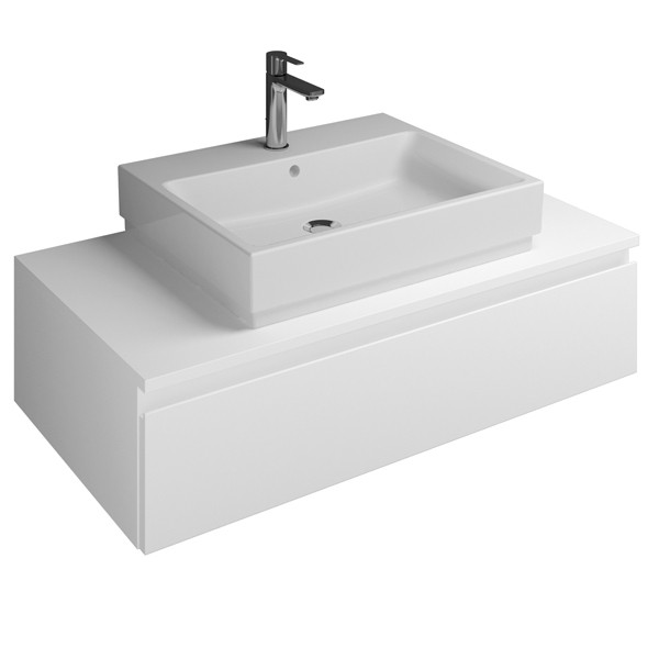 Burgbad Cube Waschtischunterschrank passend zu Grohe Cube(WWGO100)PG2