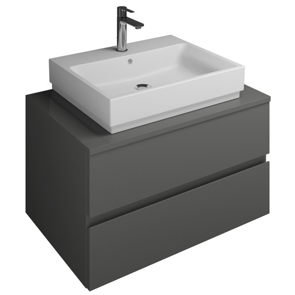 Burgbad Cube Waschtischunterschrank passend zu Grohe Cube(WWGP080)PG3