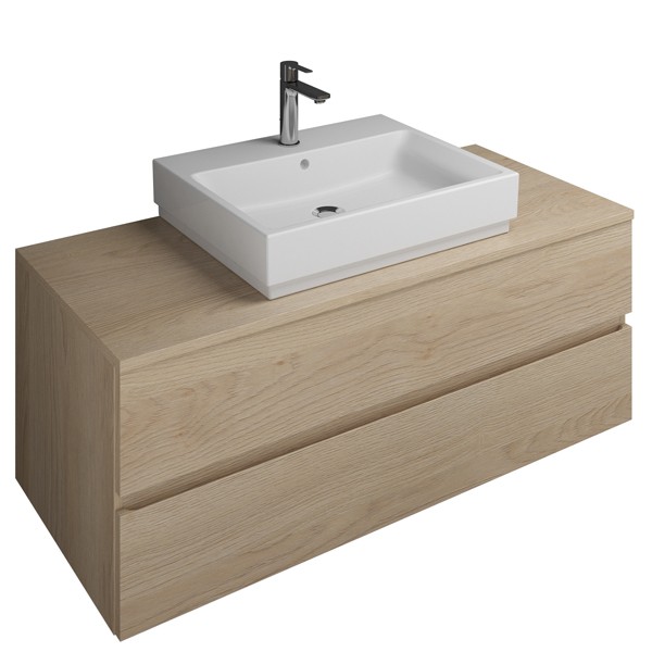 Burgbad Cube Waschtischunterschrank passend zu Grohe Cube(WWGP120)PG1