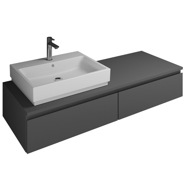 Burgbad Cube Waschtischunterschrank passend zu Grohe Cube(WWGR140)PG2