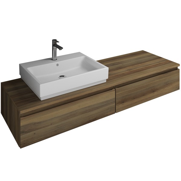 Burgbad Cube Waschtischunterschrank passend zu Grohe Cube(WWGR160)PG1
