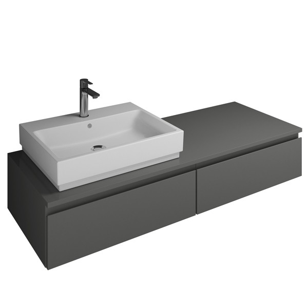 Burgbad Cube Waschtischunterschrank passend zu Grohe Cube(WWGS140)PG3