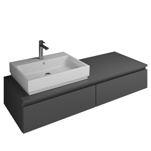 Burgbad Cube Waschtischunterschrank passend zu Grohe Cube(WWGS140)PG3