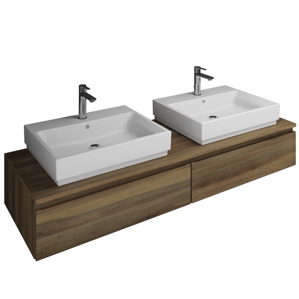 Burgbad Cube Waschtischunterschrank passend zu Grohe Cube(WWGS161)PG1