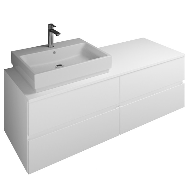 Burgbad Cube Waschtischunterschrank passend zu Grohe Cube(WWGT140)P1