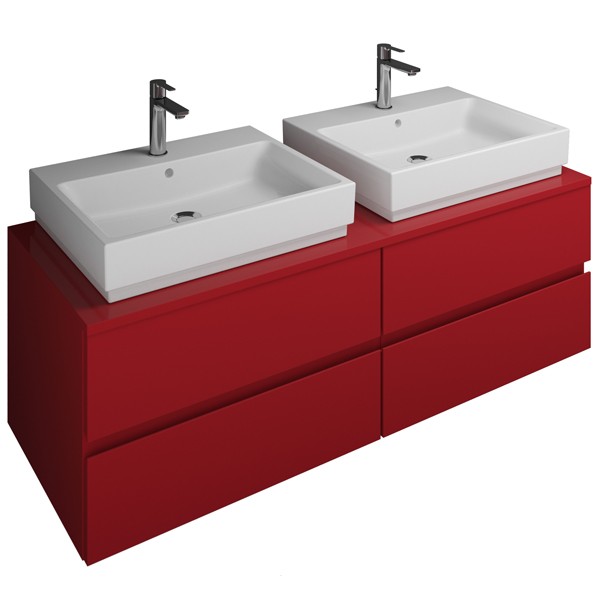 Burgbad Cube Waschtischunterschrank passend zu Grohe Cube(WWGT141)PG3