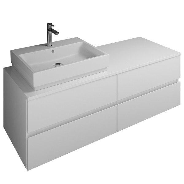 Burgbad Cube Waschtischunterschrank passend zu Grohe Cube(WWGU140)PG3