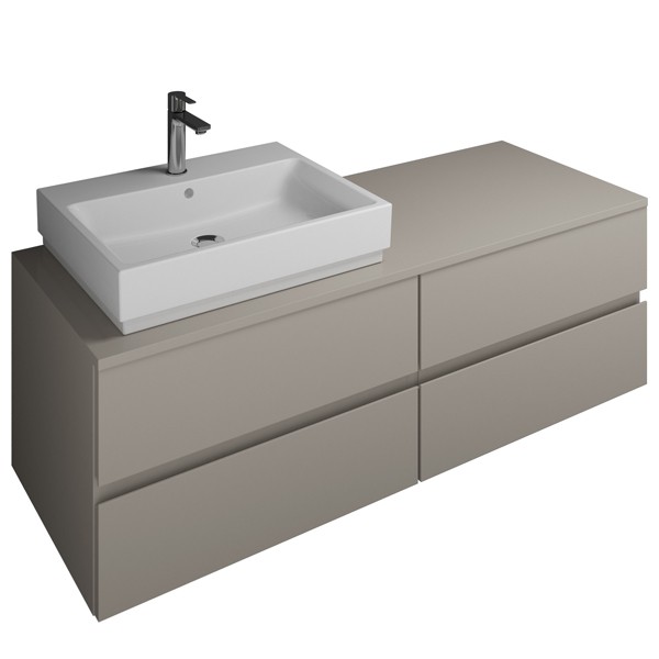 Burgbad Cube Waschtischunterschrank passend zu Grohe Cube(WWGU140)PG3