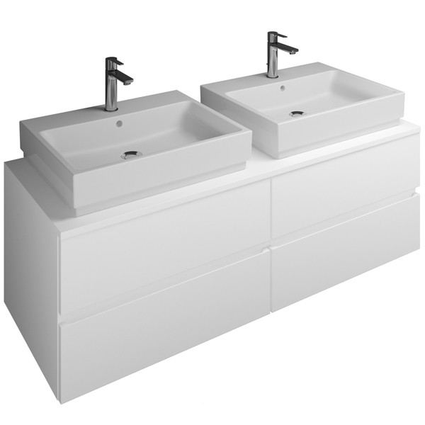 Burgbad Cube Waschtischunterschrank passend zu Grohe Cube(WWGU141)PG1