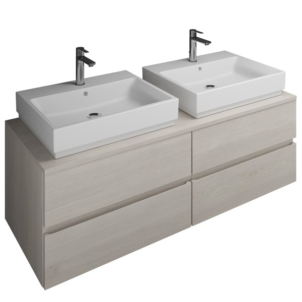 Burgbad Cube Waschtischunterschrank passend zu Grohe Cube(WWGU141)PG1