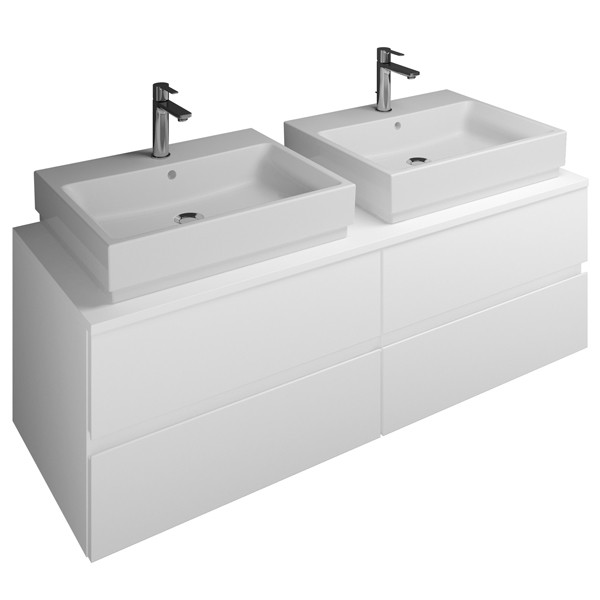 Burgbad Cube Waschtischunterschrank passend zu Grohe Cube(WWGU141)PG2