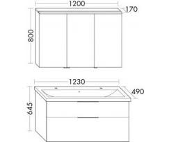 Burgbad Eqio 3-teiliges Badmöbel Set 1230 (SFAO123)