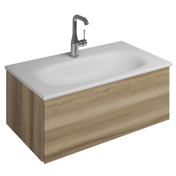 Burgbad Essence Waschtischunterschrank passend zu Keramik-Waschtisch Grohe Essence (WWIJ07T)PG1