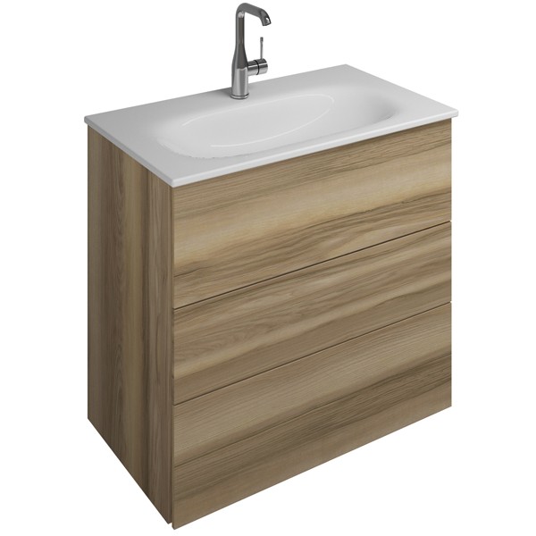 Burgbad Essence Waschtischunterschrank passend zu Keramik-Waschtisch Grohe Essence (WWIL07T)PG1