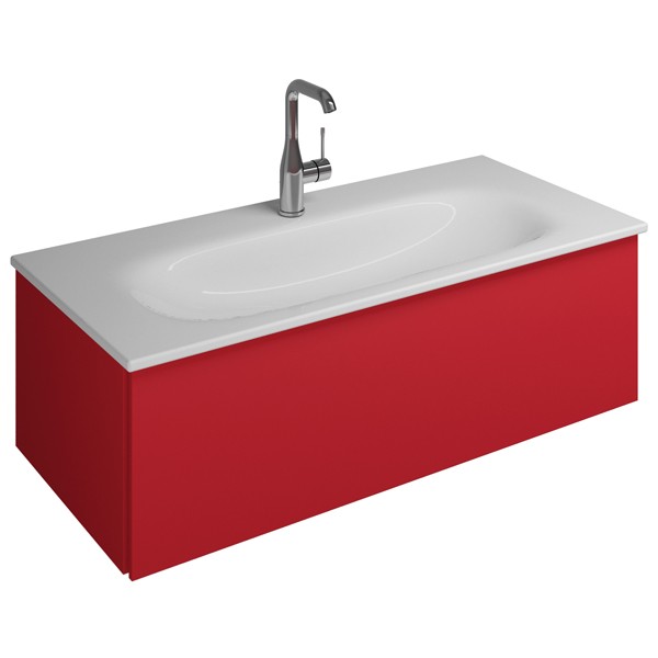 Burgbad Essence Waschtischunterschrank passend zu Keramik-Waschtisch Grohe Keramik(WWIJ09T)PG2
