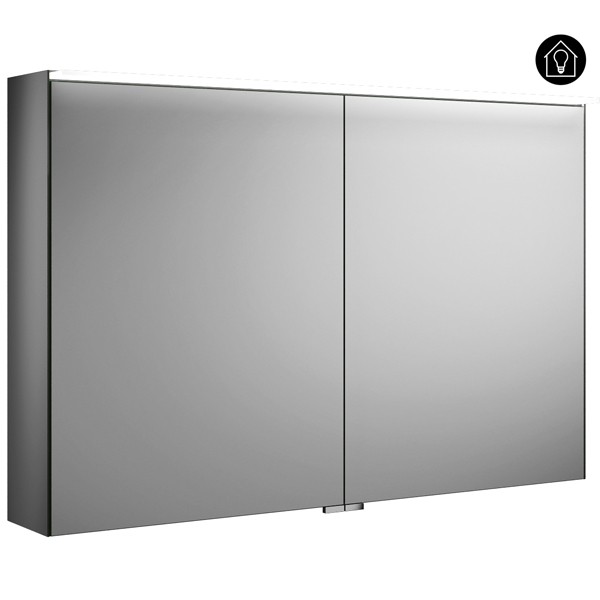 Burgbad Fiumo Spiegelschrank 1000 mit horizontaler LED-Beleuchtung(SPIY100)