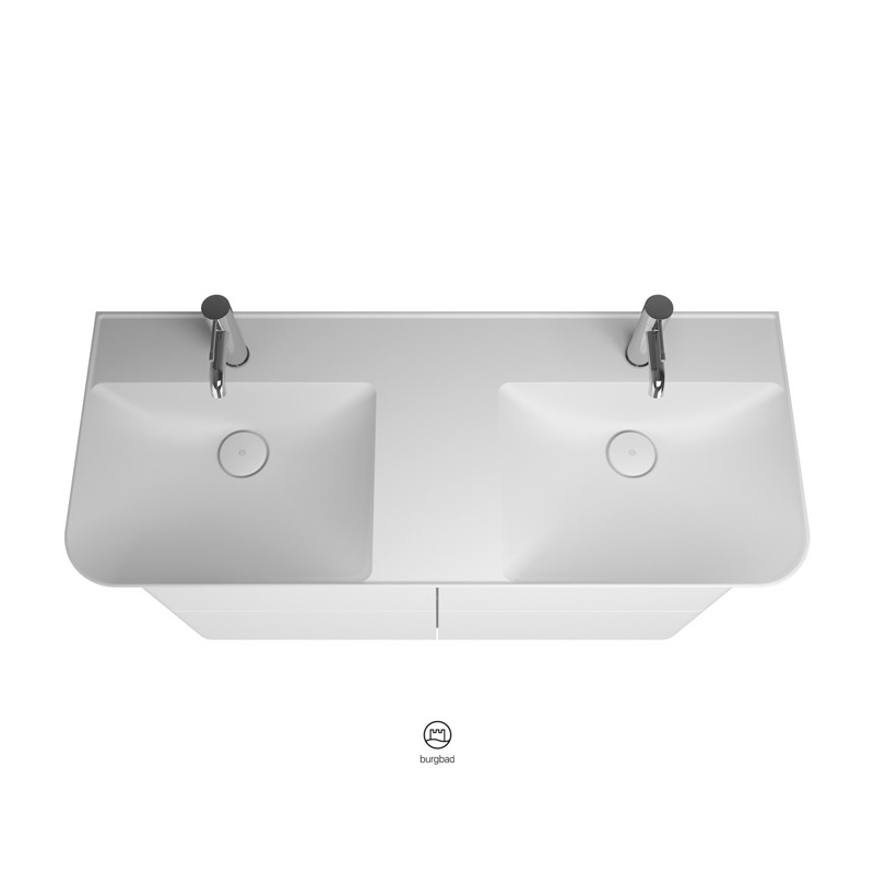 Burgbad Iveo Mineralguss-Waschtisch+Waschtischunterschrank (SFFX120)