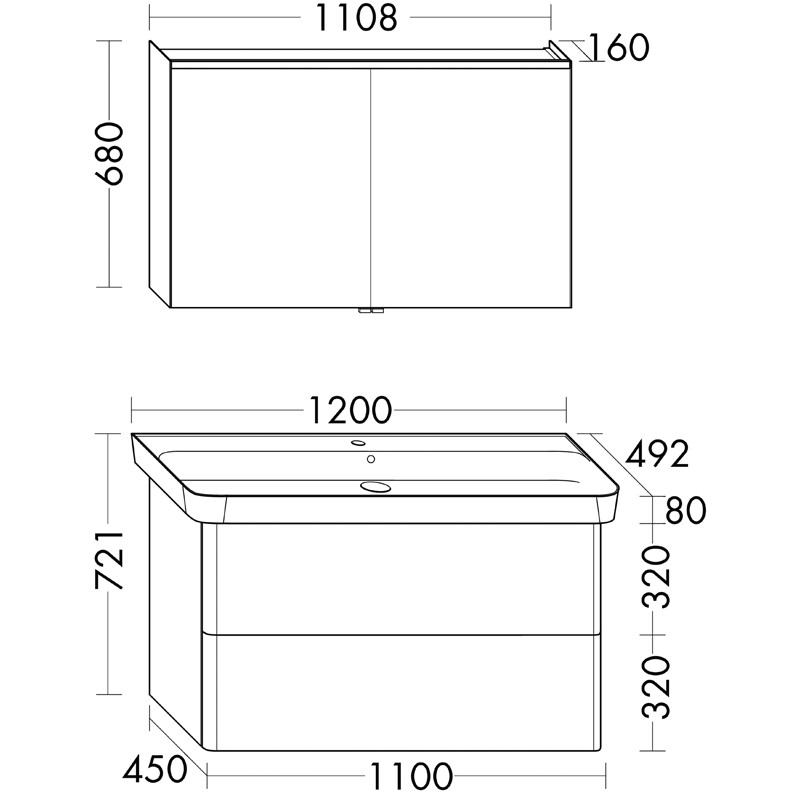 Burgbad Iveo Set (SFHJ120)