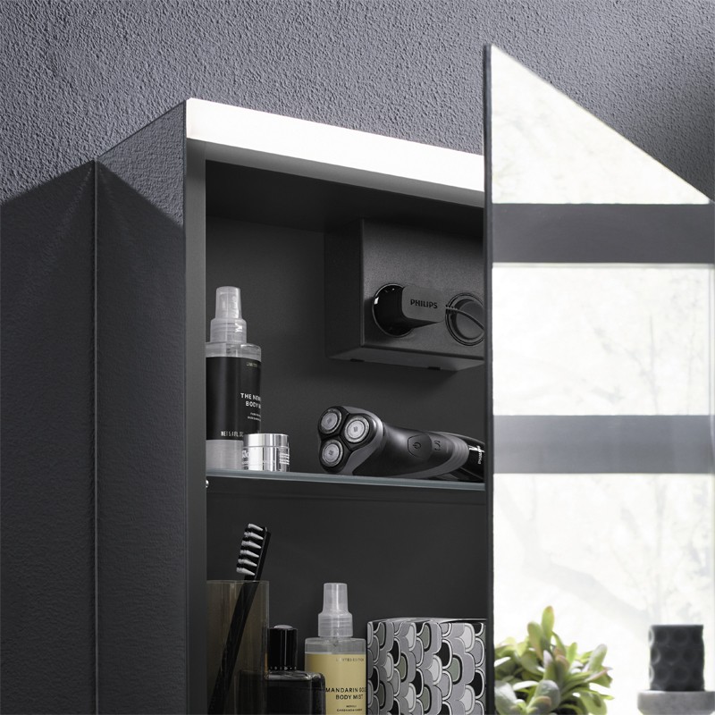 Burgbad Iveo Spiegelschrank mit horizontaler LED-Beleuchtung 558 (SPHU055)