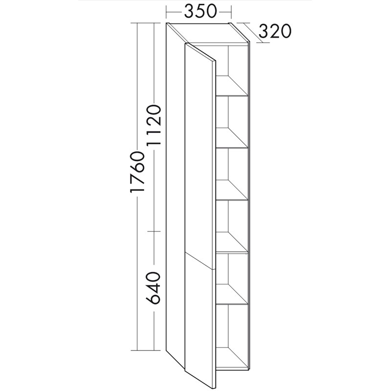 Burgbad Junit Hochschrank (HSIE035)