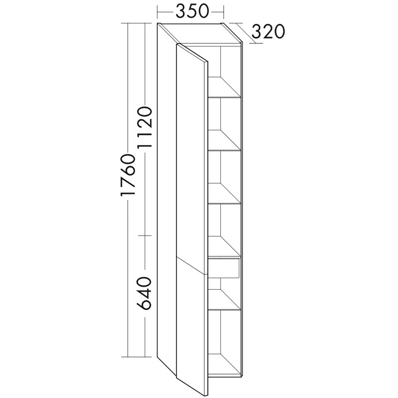 Burgbad Junit Hochschrank (HSIF035)