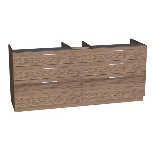 Burgbad kama Crono Waschtischunterschrank PG2 Crono HGL