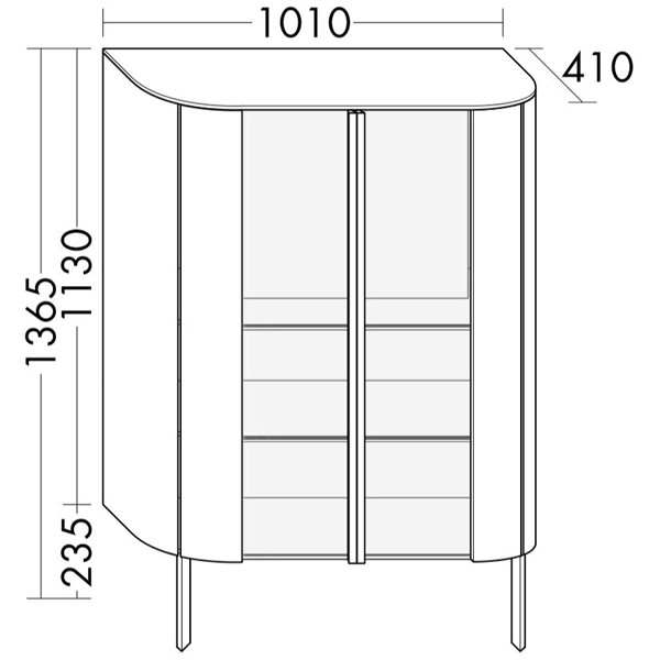 Burgbad Lavo 2.0 Hochschrank (SGCJ101) 