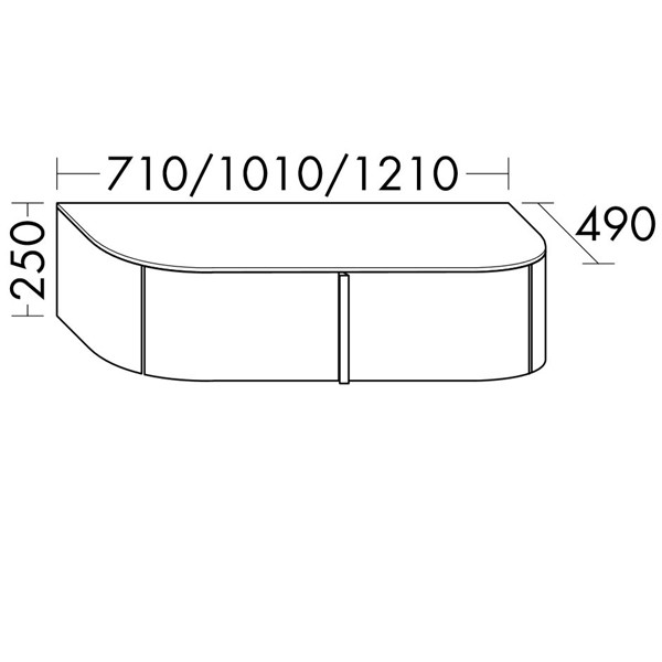 Burgbad Lavo 2.0 Sitzboard/Bank/Hocker (KOBW101)