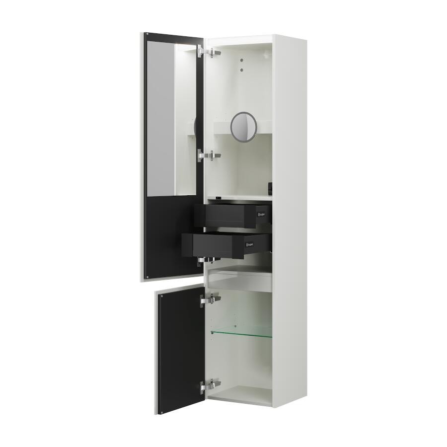 Burgbad Lin20 Hochschrank (HSPH040) PG2 Acrylfront/Mehrfachlackierung Matt