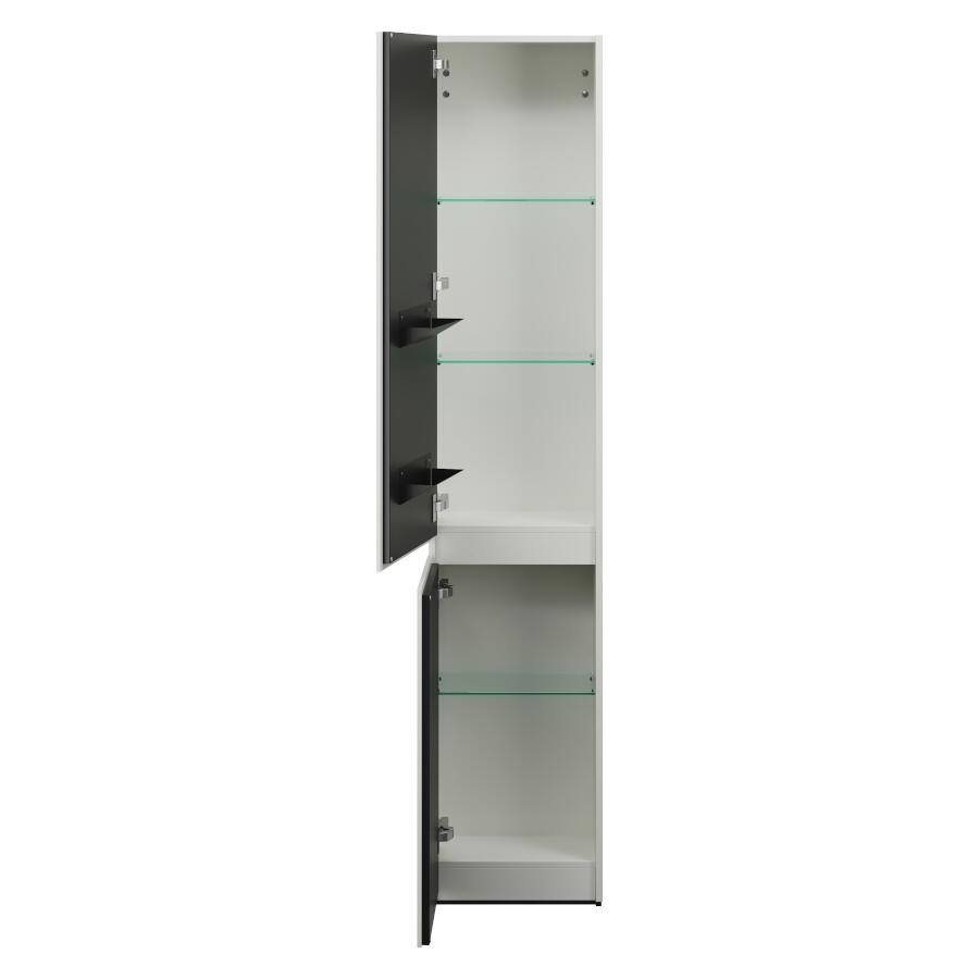 Burgbad Lin20 Hochschrank (HSPM040) PG2 Acrylfront/Mehrfachlackierung Matt