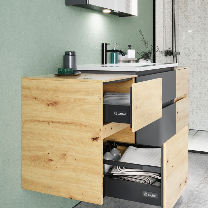 Burgbad Lin20 Unterschrank 40 (USIS040) PG1 Melamin; weitere Größe: 60 cm 