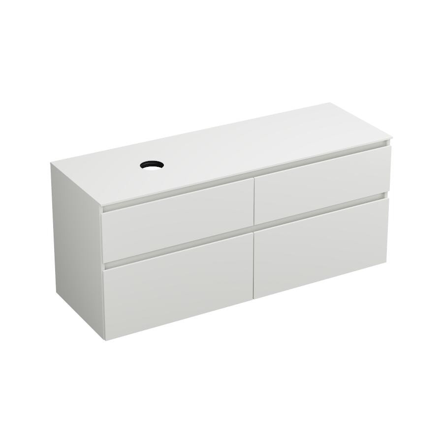 Burgbad Lin20 Waschtischunterschrank 140 (SGIF140) PG2 Acrylfront/Mehrfachlackierung Matt