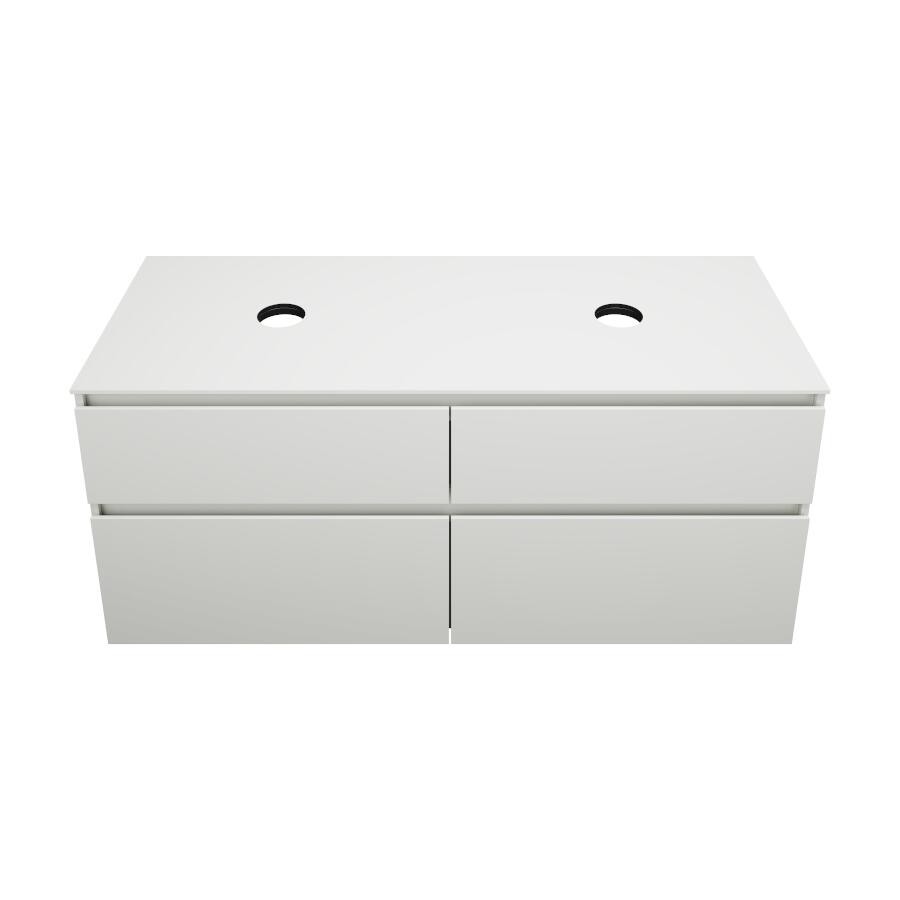 Burgbad Lin20 Waschtischunterschrank 140 (SGRC140) PG2 Acrylfront/Mehrfachlackierung Matt