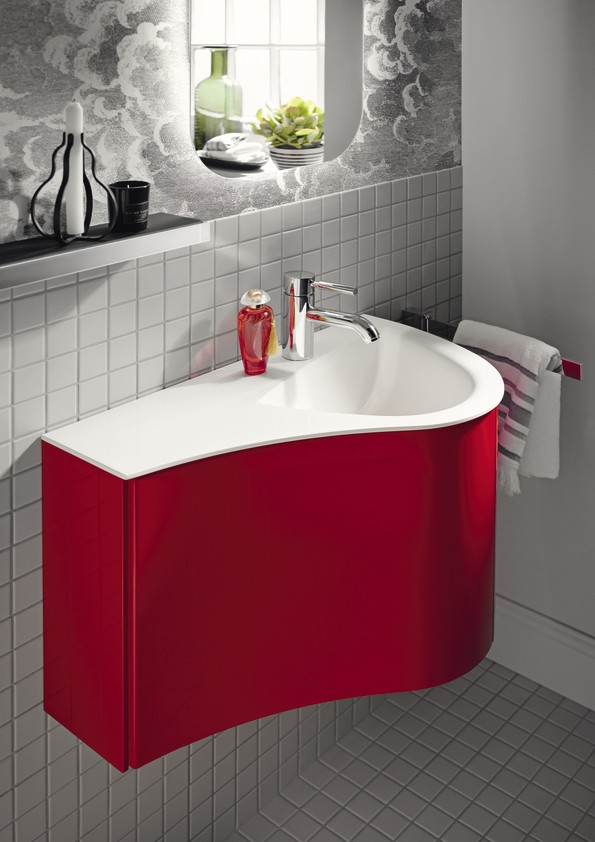 Burgbad Sinea 2.0 Gästebad Mineralguss-Waschtisch inkl. Waschtischunterschrank 670 PG3 (SFHB06T)