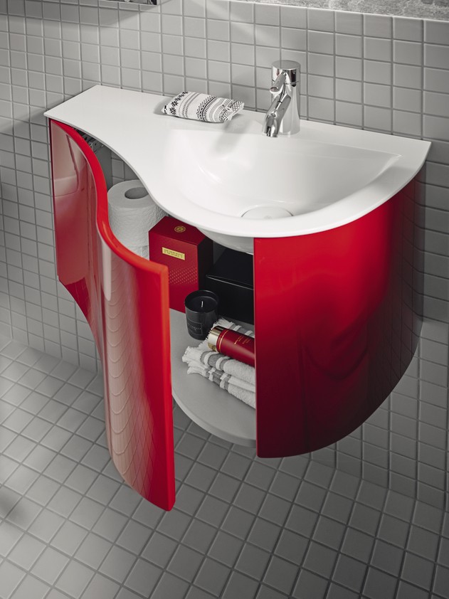 Burgbad Sinea 2.0 Gästebad Mineralguss-Waschtisch inkl. Waschtischunterschrank 670 PG3 (SFHB06T)