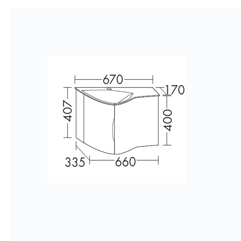 Burgbad Sinea 2.0 Rollcontainer (RCAJ060) PG1