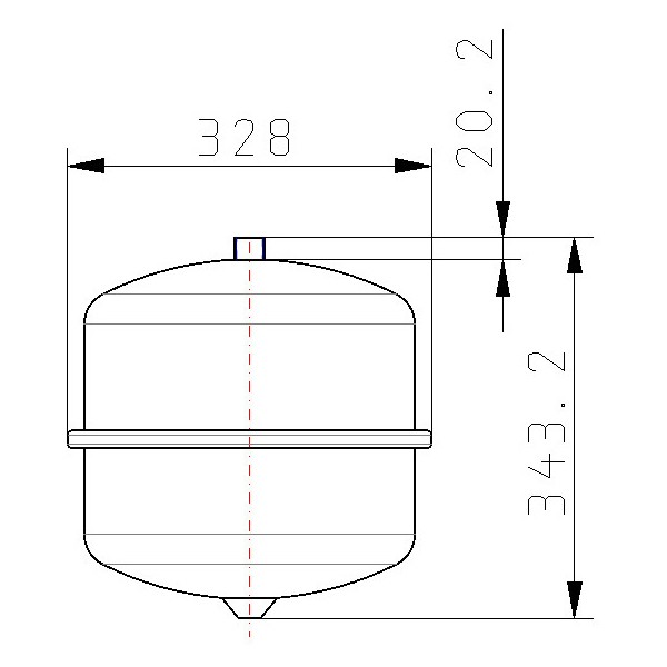 FW MAG Contra-Flex 18/1,5 weiß Membranausdehnungsgefäß, Heizung