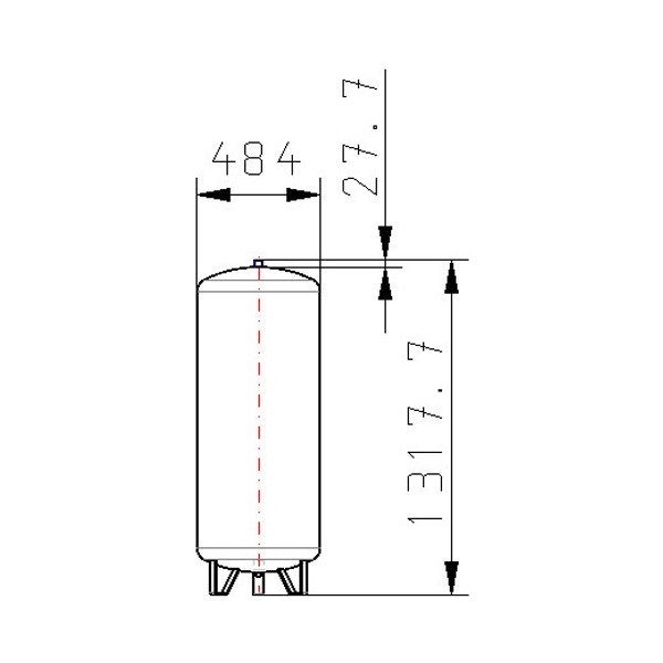 Contra-Flex 200/2,5 Membranausdehnungsgefäß, Heizung
