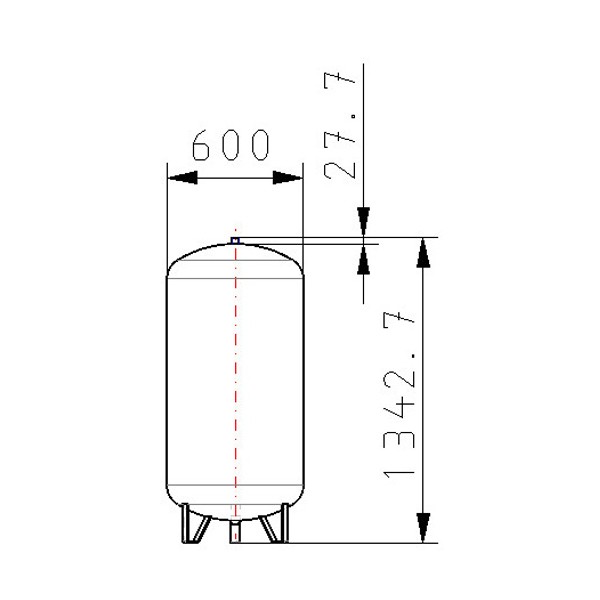 Contra-Flex 300/2,5 Membranausdehnungsgefäß, Heizung