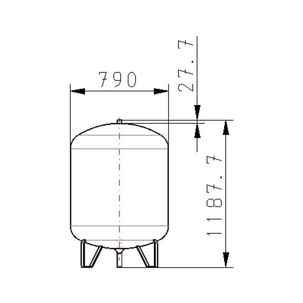 Contra-Flex 400/2,5 Membranausdehnungsgefäß, Heizung