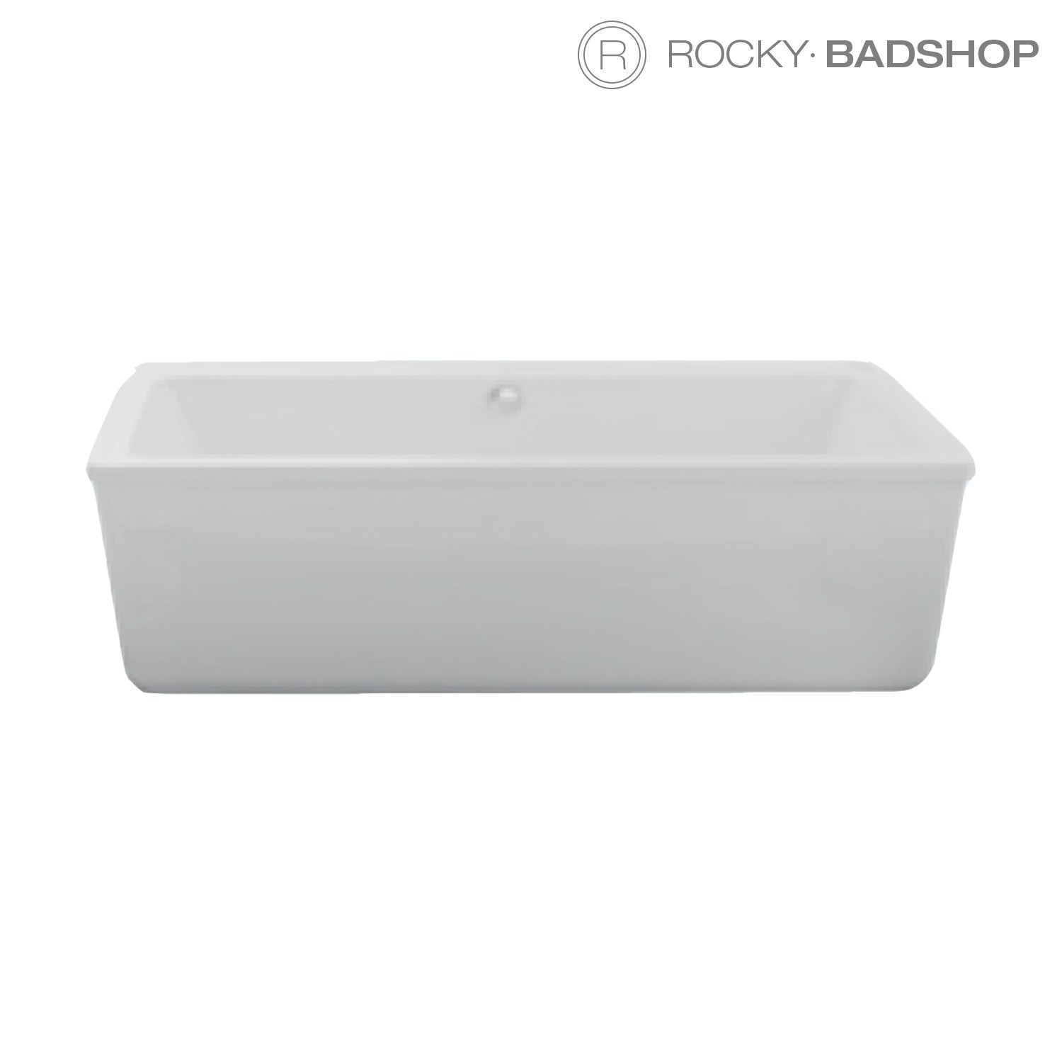 Acryl-Badewanne Venus 179 x 80 x 46,5cm weiss inkl. Schürze 62cm, Bodenlänge 130,5cm, 270 Liter