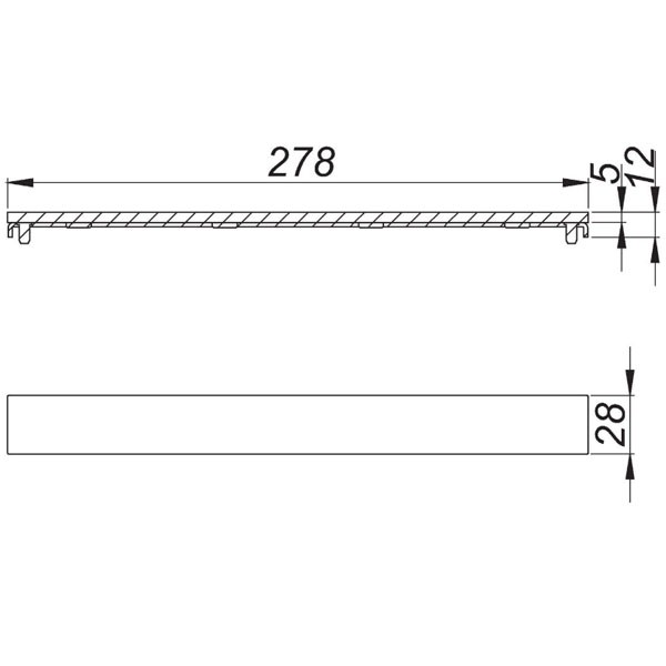 DALLMER Abdeckung CeraFloor/Frame Individual Design rotgold matt