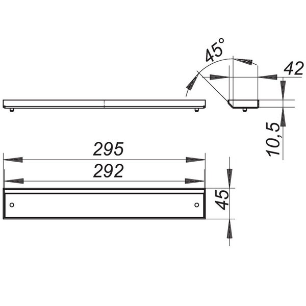 DALLMER Abdeckung CeraWall Individual anthrazit matt