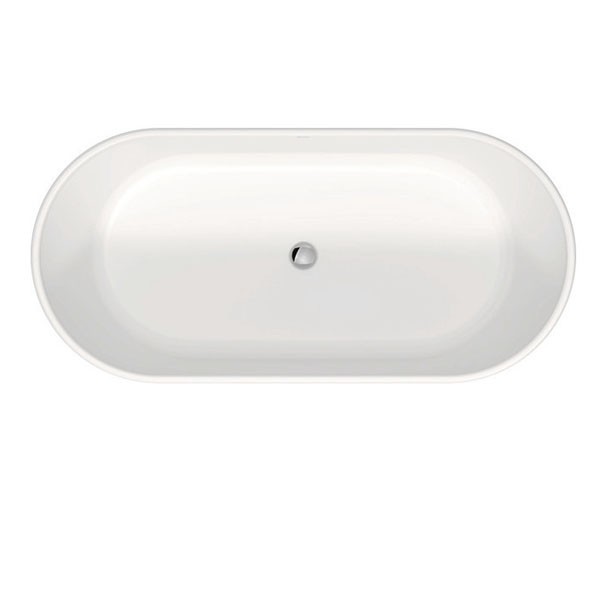 DU Badewanne D-Neo 1600x750mm, weiß, freistehend,m.nahtloser Verkleidung