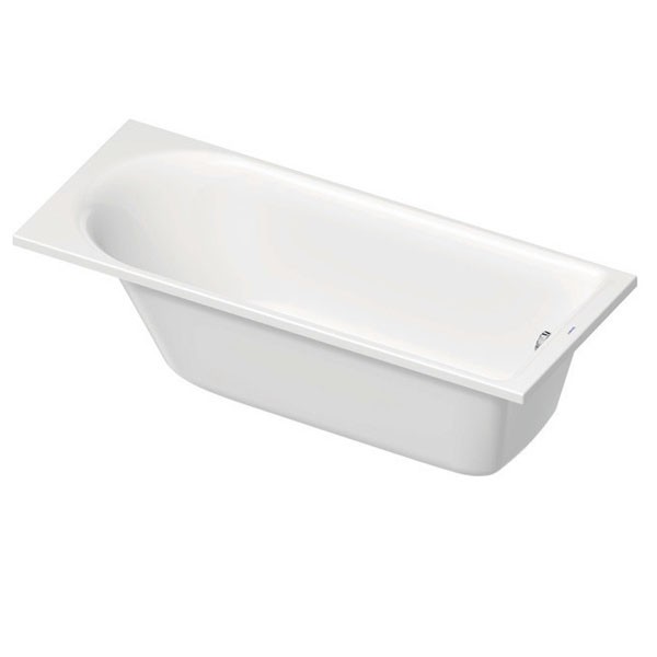 DU Badewanne D-Neo 1700x700mm, weiß, Einbauversion, 1 Rückenschräge