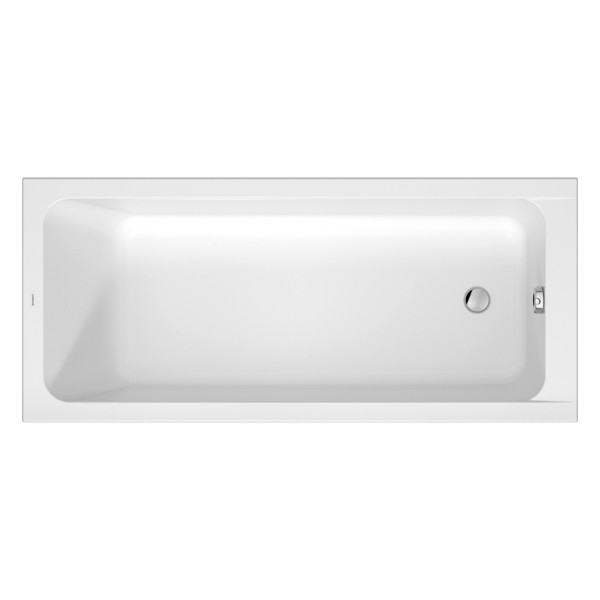 Duravit D-Code 2.0 Badewanne 1700x750mm Einbauversion Innentiefe 450mm reduzierte Randhöhe von 25mm Weiß 700671000000000
